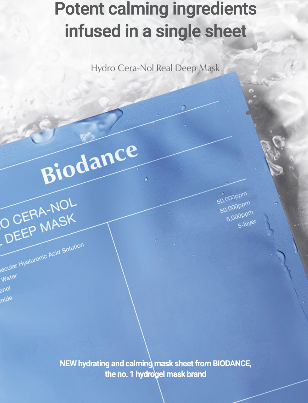 Biodance Hydro Cera-Nol Real Deep Mask Sheet